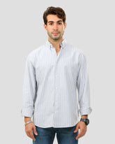 Oxford Striped Shirt-Plus Size